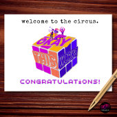 Welcome to the Circus Funny Engagement カード