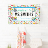 Welcome to the Classroom Back to School Banner 横断幕 (インサイチュ)