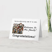 Welcome to the Family Engagement Congratulations カード (正面)