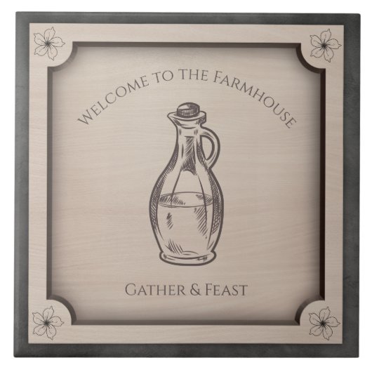 Welcome to the Farmhouse Decorative Kitchen  タイル (正面)