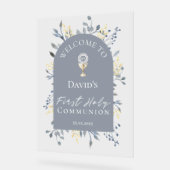 welcome to the First Communion Acrylic Sign アクリルサイン (傾斜)