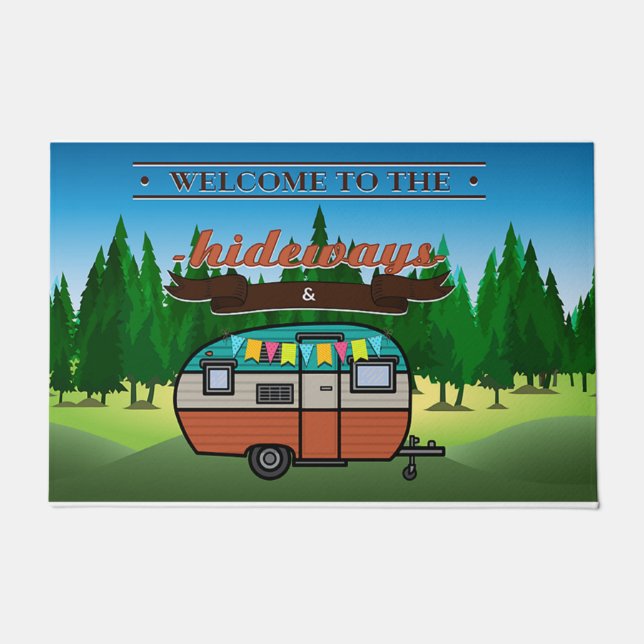 Welcome To The Hideway ドアマット (正面)