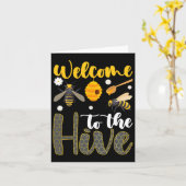 Welcome To The Hive Bee Teacher Back To School  カード (黄色い花)