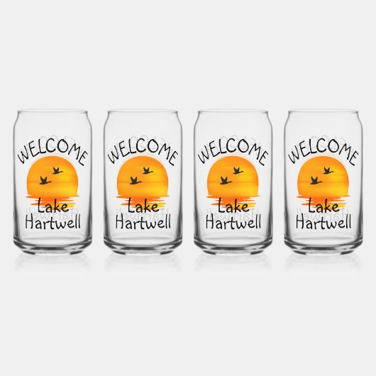 Welcome to the Lake ガラス缶 (正面)