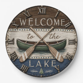 Welcome to the Lake Canoe Rustic Cabin & Cottage ペーパープレート