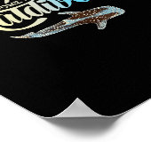 Welcome To The Maldives Whale Shark Vacation Souve ポスター (角)