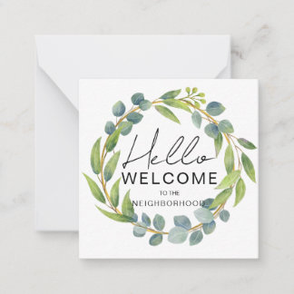 Welcome to the Neighborhood Card – New Home Greeti ノートカード
