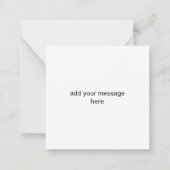 Welcome to the Neighborhood Card – New Home Greeti ノートカード (裏面)