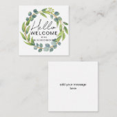 Welcome to the Neighborhood Card – New Home Greeti ノートカード (正面/裏面)