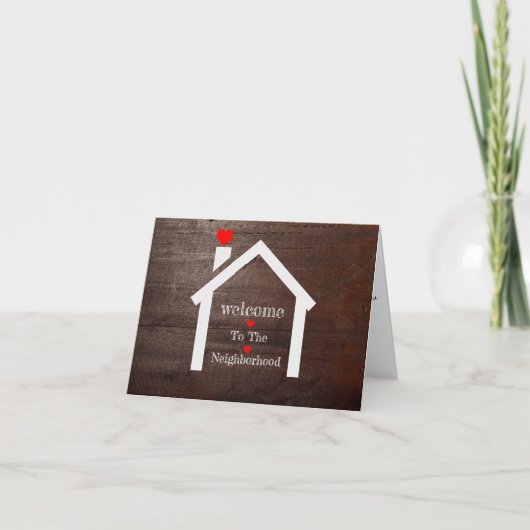 Welcome to the Neighborhood Greeting Card カード (正面)