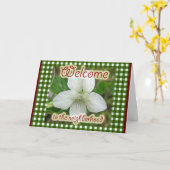 Welcome to the neighborhood White Violet カード (黄色い花)