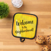 Welcome to the neighborhood with Sun Ray 鍋敷き (トップダウン)