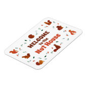 Welcome to the Nut House Squirls マグネット (左側)