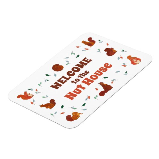 Welcome to the Nut House Squirls マグネット (左側)