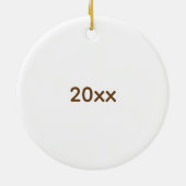 Welcome to the Poo Emoji Show Dated おもしろい セラミックオーナメント (裏面)