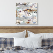 Welcome to the Seaside キャンバスプリント (インサイチュ (寝室))