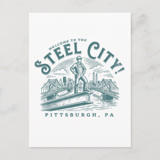 Welcome to the Steel City Pittsburgh City PA ポストカード