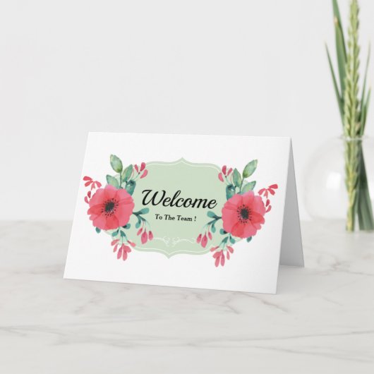 Welcome To The Team Card カード (正面)