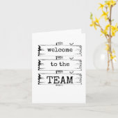 Welcome to the Team, Cute New Employee Card カード (黄色い花)