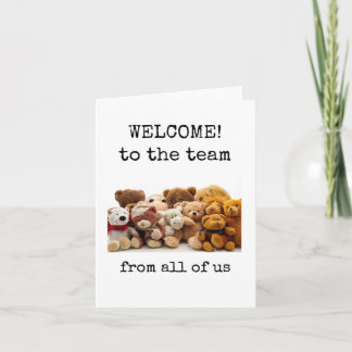 Welcome to the Team, From All Us カード