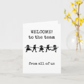 Welcome to the Team, From All Us カード (黄色い花)