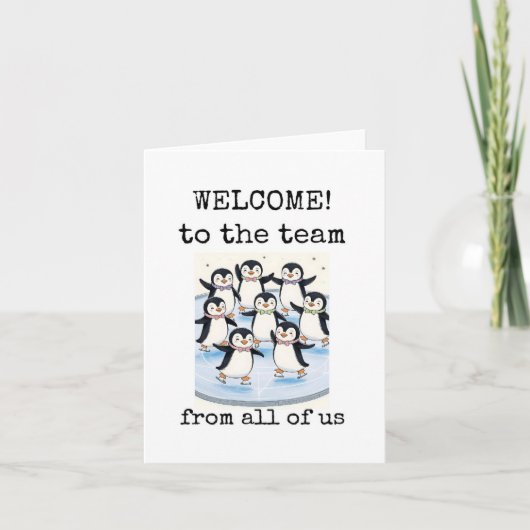 Welcome to the Team, From All Us, Cute Card カード (正面)
