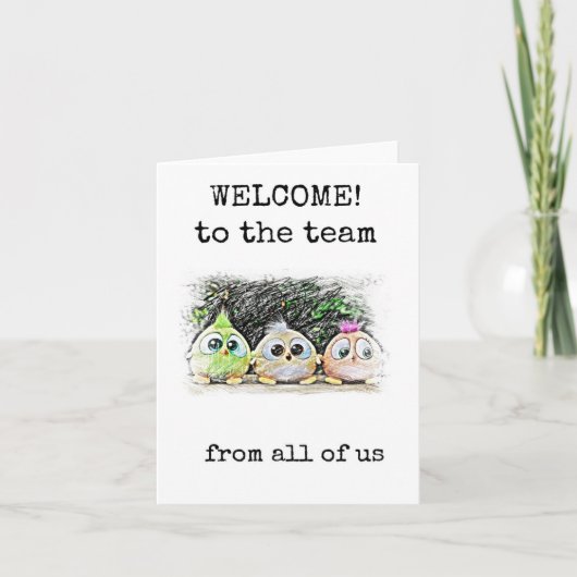 Welcome to the Team, From All Us, New Job Card カード (正面)