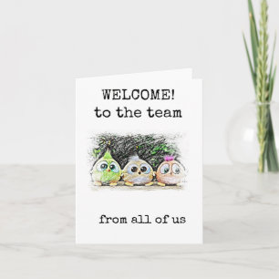 Welcome to the Team, From All Us, New Job Card カード