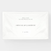 "Welcome to the wedding of..." Wedding Banner 横断幕 (横)