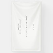 "Welcome to the wedding of..." Wedding Banner 横断幕 (縦)