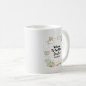 Welcome To The World Animals Coffee Mug コーヒーマグカップ (正面右)