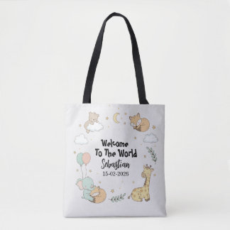 Welcome To The World Sebastian Personalized Tote  トートバッグ