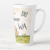 Welcome To Vancouver WA カフェラテマグ (右)