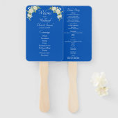 Welcome to Wedding Ceremony, Cobalt Blue White ハンドファン (正面&裏面)