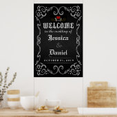 Welcome to Wedding Halloween 24x36 Matching Poster ポスター (キッチン)