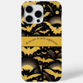 Welcome to Your Nightmare Gold Bat Halloween Quote Case-Mate iPhoneケース (裏面)