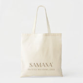 Welcome Tote Bag - Destination Wedding Welcome  トートバッグ (正面)