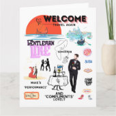 WELCOME TRAVEL AGAIN カード (正面)