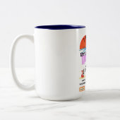 WELCOME TRAVEL AGAIN ツートーンマグカップ (左)