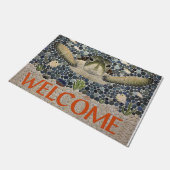 Welcome Turtle Doormat, Cute Turtle ドアマット (アングル)