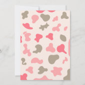 Welcome two the west cowgirl 2nd birthday  招待状 (裏面)