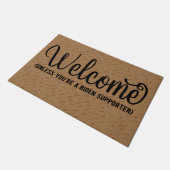 Welcome Unless You're A Biden Supporter Anti-Biden ドアマット (アングル)