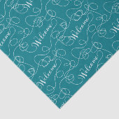 WELCOME white seamless pattern with LINES 薄葉紙 (詳細)