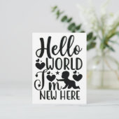 Welcome Your New Baby 2026  ポストカード (スタンド正面)