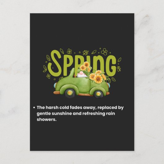 Welcoming the Warmth シーズンポストカード (正面)