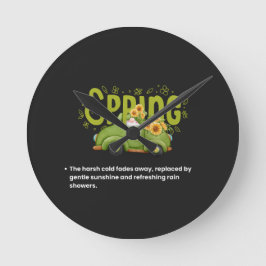 Welcoming the Warmth ラウンド壁時計