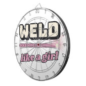 Weld Like a Girl - ダーツボード (正面右)