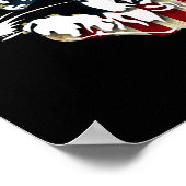 Welder American Flag USA Patriotic Welder Gift ポスター (角)