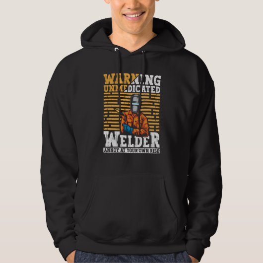 Welder Apparel Welding Blacksmith Metal Worker for パーカ (正面)