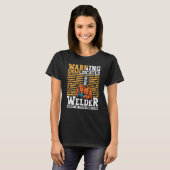Welder Apparel Welding Blacksmith Metal Worker for Tシャツ (正面フル)